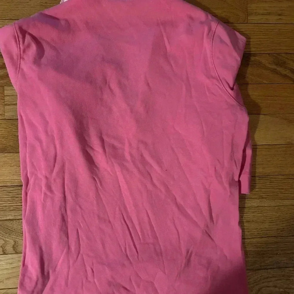 Women’s Jones New York Sport Pink Shirt With White Collar Size Medium - Picture 3 of 5